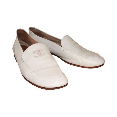 chanel white loafer|chanel loafers price.